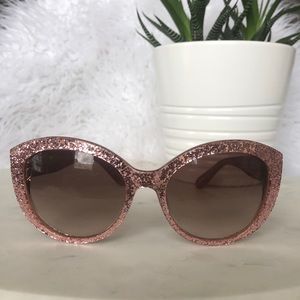 kate spade Pink Glitter Sunglasses